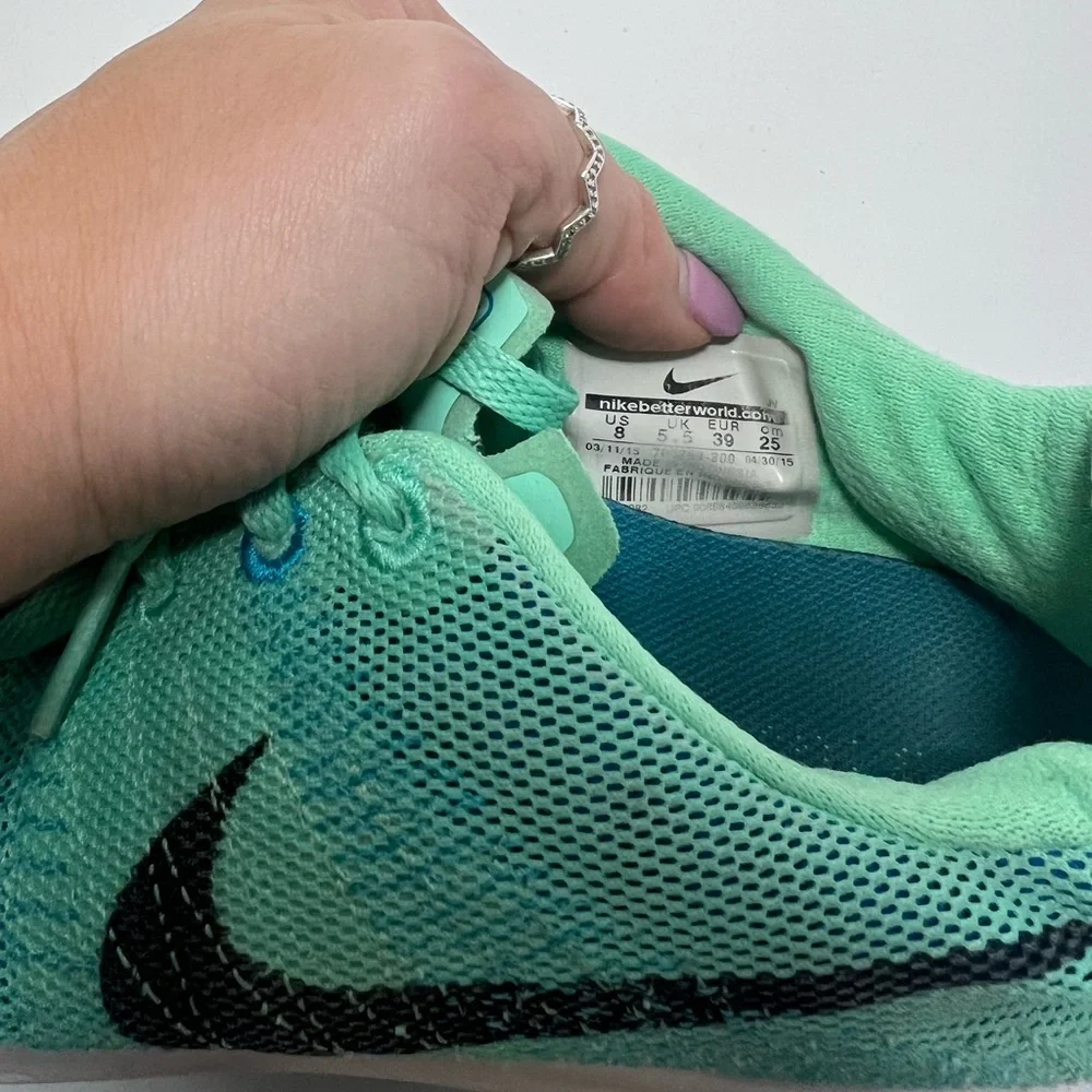 nike | nike Flex Fury Women's Teal Running Shoes | Size 8 Nike Sneakers